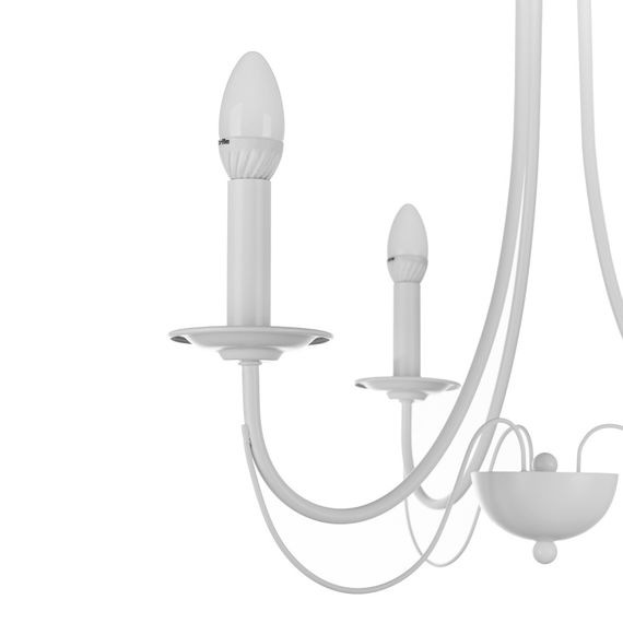 Люстра подвесная свеча E14 40W WH (BKL-590S/3) | Зображення 1