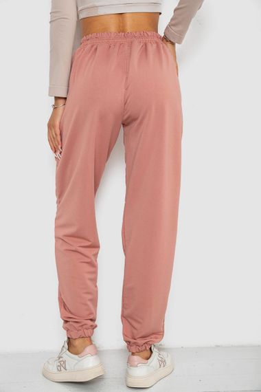 Спортивные штаны женские  -уценка, цвет пудровый, 238R347-1-U-11 | Зображення 3