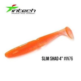 Силиконовая приманка, Съедобный силикон Intech Интеч Slim Shad 4 "5 шт IN76