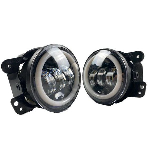 LED-фара протитуманна 60W 4" комплект 2 шт 12В/24В/80В