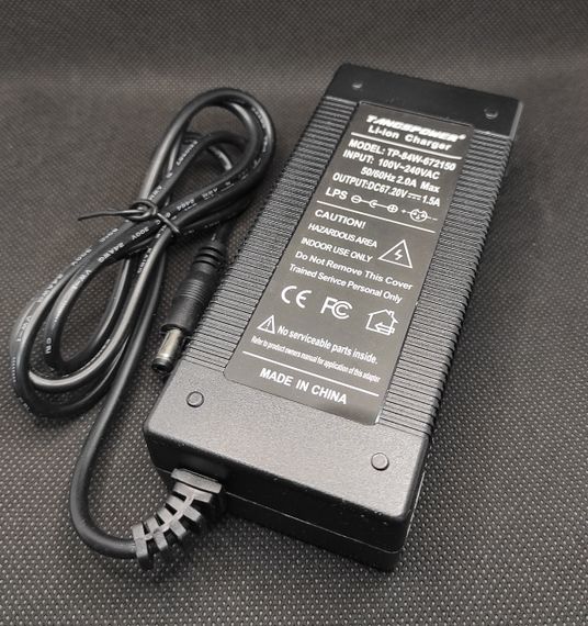 Зарядний пристрій TP-672150 для 16Li-Ion (60V) 67,2 В макс1,5A (1,27 А) | Зображення 2