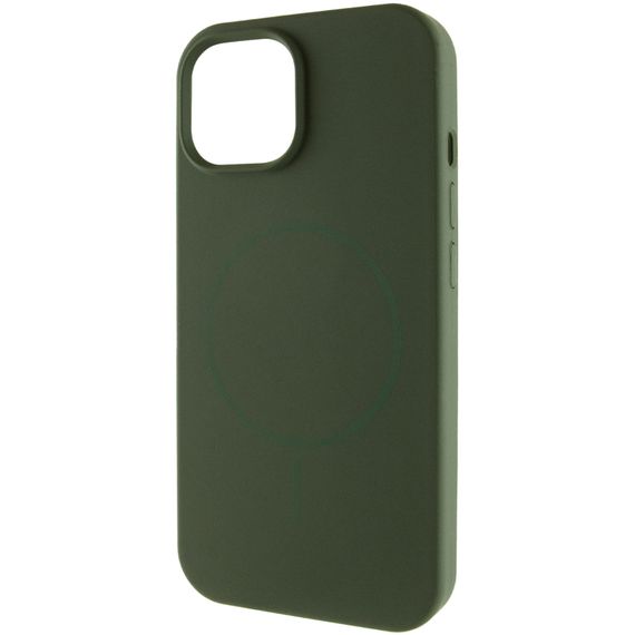 Чохол Silk Full Protective (AA) NO LOGO with Magnetic Fit для Apple iPhone 14 (6.1") Зелений / Cyprus Green