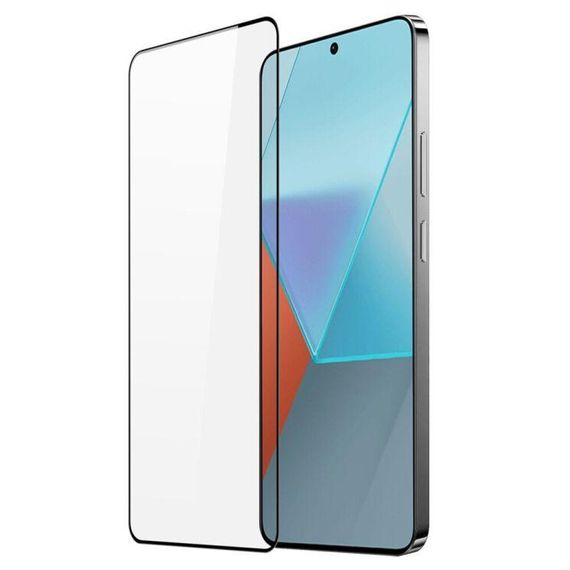 Захисне скло 2.5D на весь екран для Xiaomi Redmi Note 13 Pro 4G / Poco M6 Pro 4G | Зображення 1