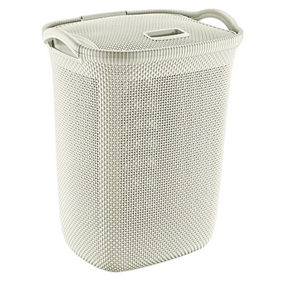 Кошик для білизни 63л бежевий Honeycomb ELIF