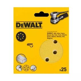 Шліфувальне коло самоклеюче DeWalt 125 мм зерно 240, 25 шт (DT3117XM)
