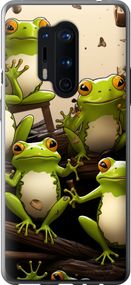 Чехол на OnePlus 8 Pro Жабки "5656u-1896-17620"