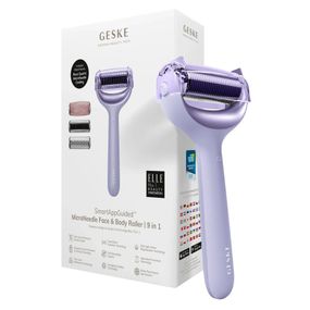 Ролер для голкової мезотерапії обличчя та тіла GESKE MicroNeedle Face&Body Roller 9в1 purple