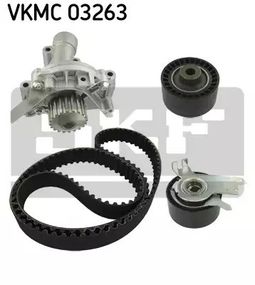 Помпа + комплект ременя ГРМ CITROrueN C4, PEUGEOT 308, SKF (VKMC03263)