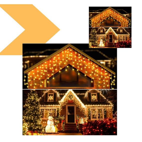 Гірлянда-штора 6м 100 LED теплий білий XPRO (46863-91013_251) | Зображення 1