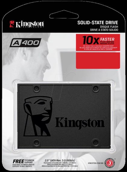 SSD Kingston SSDNow A400 120GB 2.5" SATAIII TLC | Зображення 2