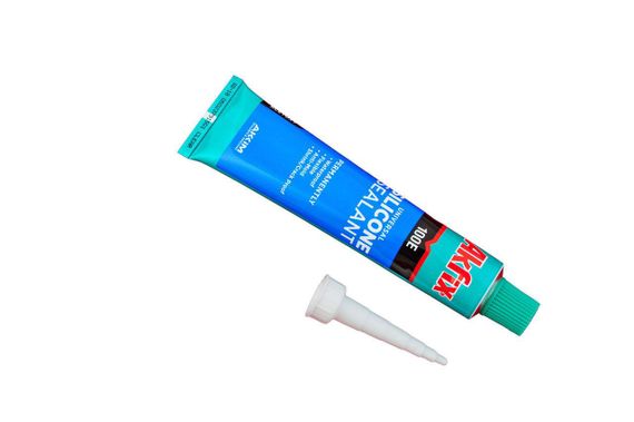 Силікон тюбик 100Е 50 мл (прозорий) блістер Akfix SA1111