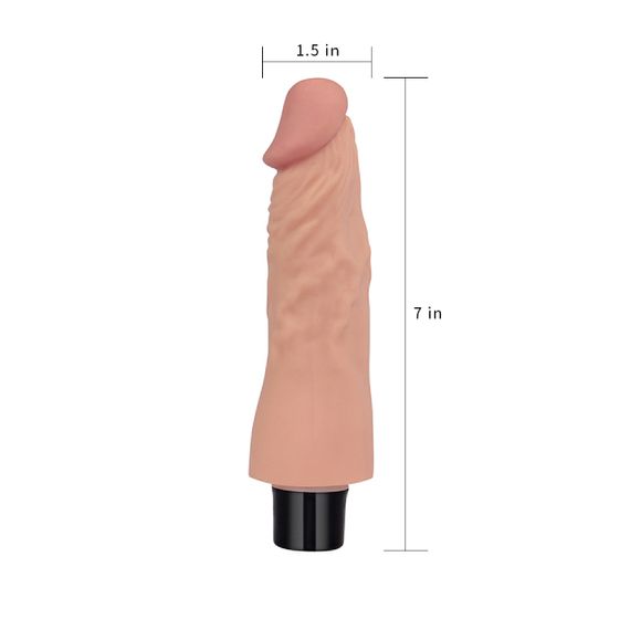 Вібромасажер DILDO 7 REAL SOFTEE | Зображення 4