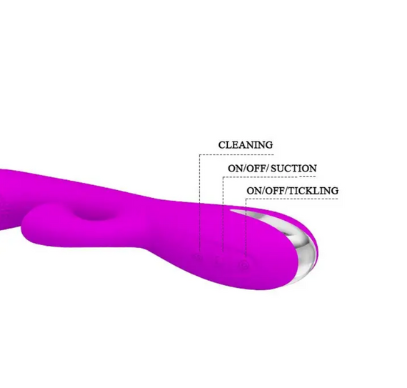 Вибромассажер с вакуумным клиторальным стимулятором PrettyLove-Roy Sex Aura | Зображення 5