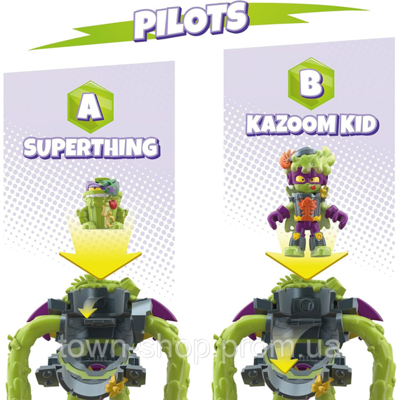Игровой набор Супербот Трешер Superthings S PSTSP116IN60 робот, казум-кид, фигурка | Зображення 3