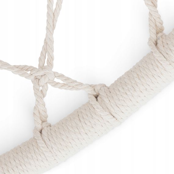 Крісло-гойдалка 4FIZJO Boho Dream 80 см підвісна, плетена Beige (P-5905973404518) | Зображення 2