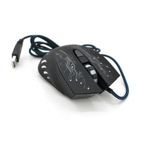 Миша дротова iMICE X9, 6 кнопок, 800/1200/2400/3200 DPI, Led Lighting, 1,3 м, Windows xp/Vista/Win7/8/10 Mac OS X, Black, COLOR
