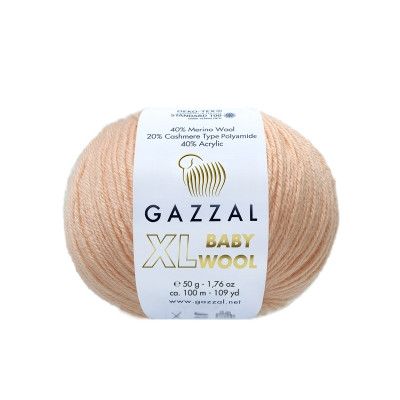 Gazzal BABY WOOL XL No 834 пряжа для в'язання Gazzal