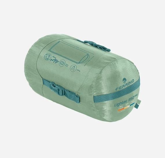 Спальний мішок Ferrino Lightec SSQ 950 +5°C Green Left (86652QVVS) | Зображення 1