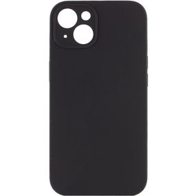 Чехол Silicone Case Full Camera Protective (AA) NO LOGO для Apple iPhone 14 (6.1") Черный / Black
