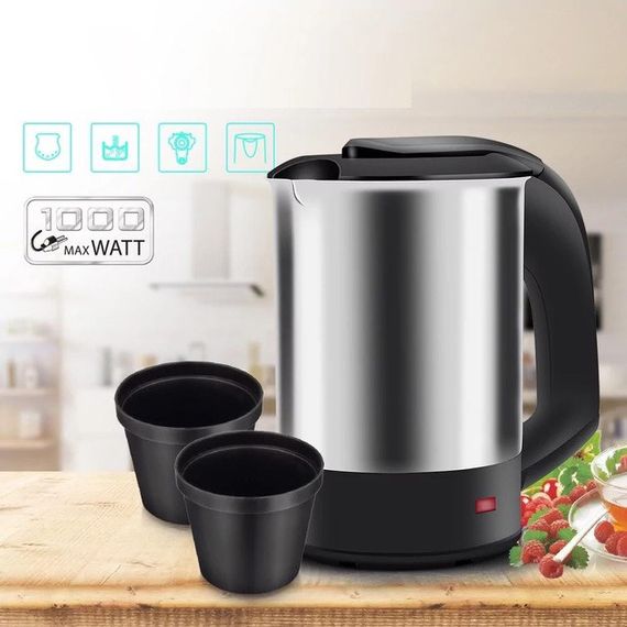 Электрочайник от 220В компактный RAF R-7887 с двумя чашками SV-327 в комплекте | Зображення 1