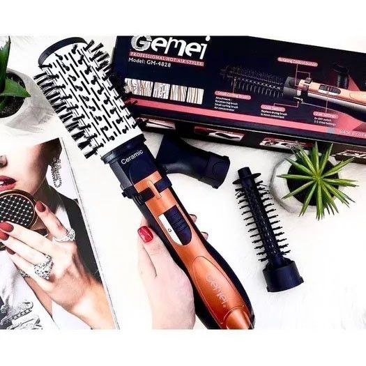 Раскладной фен для волос Gemei, Фен для жестких волос, Стайлеры для локонов головы OC-35 | Зображення 5
