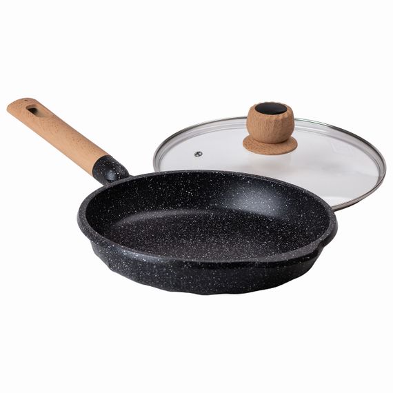 Алюминиевая сковорода 2,2 л с мраморным антипригарным покрытием Ø 26 см MGC Black HP-4-424B | Зображення 3