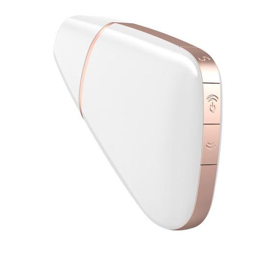 Вакуумний кліторальний вібратор - Satisfyer Love Triangle White (App) Sex Aura | Зображення 2