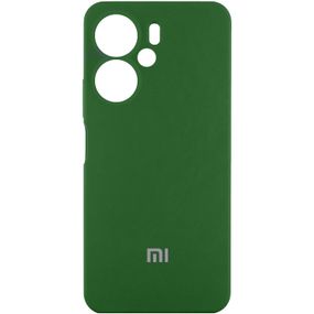 Чохол Silicone Cover Lakshmi Full Camera (AAA) with Logo для Xiaomi Redmi 13C 4G/5G / Poco C65/M6 5G Зелений / Cyprus Green