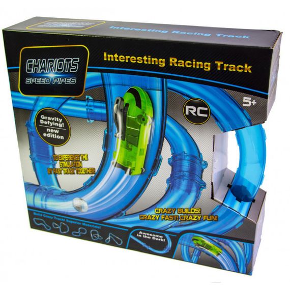 Трек в трубе Набор Chariots Speed Pipes 37 деталей