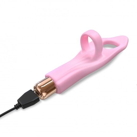 Вібратор на палець Love To Love Tickle me - BABY PINK перезаряджається, 3 варіанти використання | Зображення 3