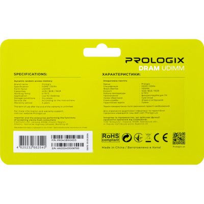 Модуль памяти для компьютера DDR3 4GB 1600 MHz Prologix (PRO4GB1600D3) | Зображення 4