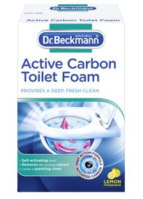 Порошок для чищення унітазу Dr. Beckmann Active Carbon Toilet Foam 300г (3шт по 100г)