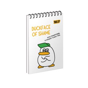 Зошит для записів А7 YES Duckface Mood 152529 80 аркушів