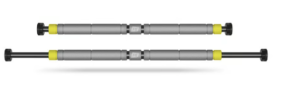 Турнік розсувний Hop-Sport HS-M050DP сіро-жовтий | Зображення 3
