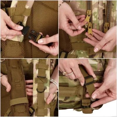 Тактичний військовий рюкзак MOLLE – Ідеальний вибір для фронту та активного відпочинку 30л | Зображення 5