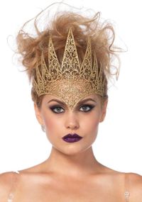 Широкая корона Leg Avenue Die Cut Royal Crown, золотая Sex Aura