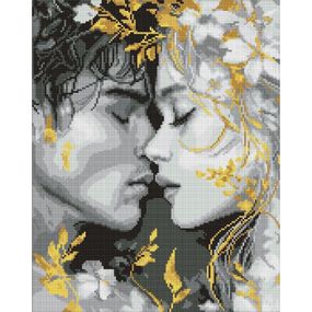 Алмазная мозаика "Взгляд губами" ©art_selena_ua AMO8258, 40х50 см
