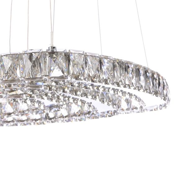 Люстра подвесная хрустальная LED 60W NW CH (BR-970S/3) | Зображення 5