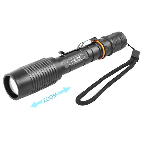 Ручний ліхтар Police BL-2804, 2×18650, T6, зум-функція