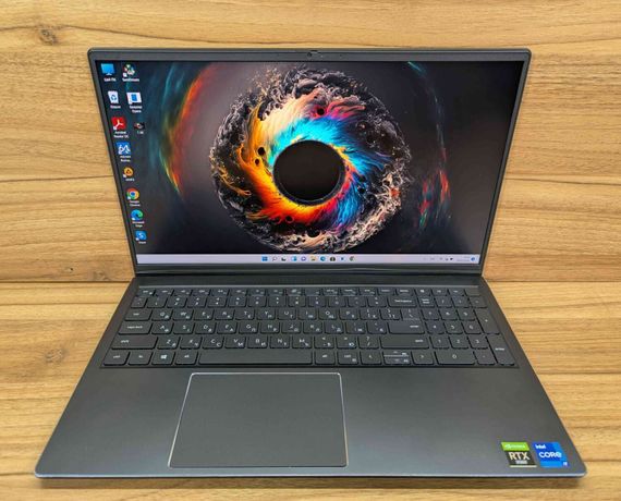Игровой ноутбук Dell Vostro 15 7510 / 15.6" (1920x1080) IPS / Intel Core i7-11800H (8 (16) ядер по 2.3 - 4.6 GHz) / 16 GB DDR4 / 512 GB SSD / nVidia GeForce RTX 3050 Ti, 4 GB GDDR6, 128-bit / WebCam / Fingerprint / Windows 11 б/у + Подарок Мышь / USB | Зображення 1
