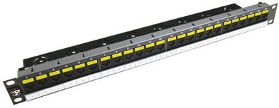 Патч-панель Molex 19'/24xRJ45/DG+/568A/B,UTP/PC 5e/1U Graphite (PID-00174)