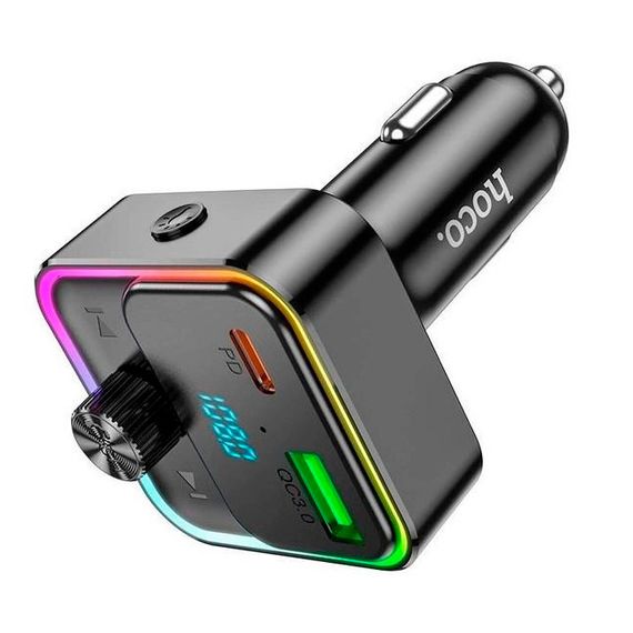 FM-модулятор HOCO E81, Black, Box | Зображення 4
