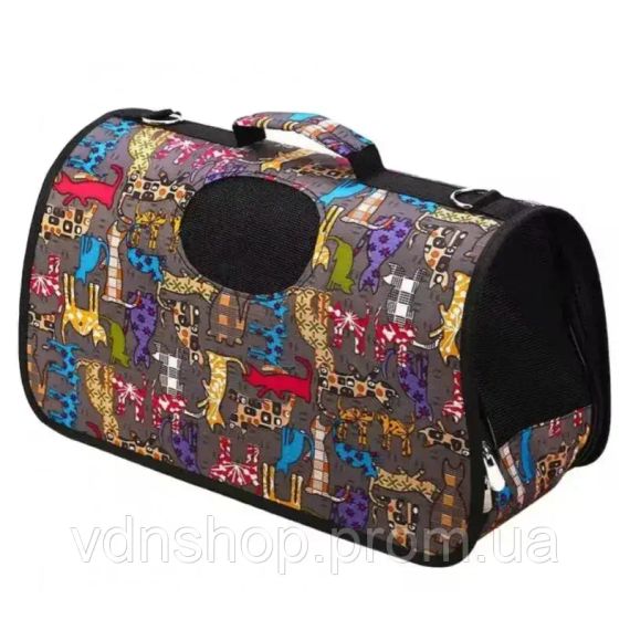 Сумка-переноска For Friends для собак White paws  51×30 XL Тропик | Зображення 3