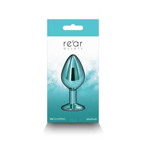 Анальна пробка NS Novelties Rear Assets — Medium — Teal Sex Aura | Зображення 3