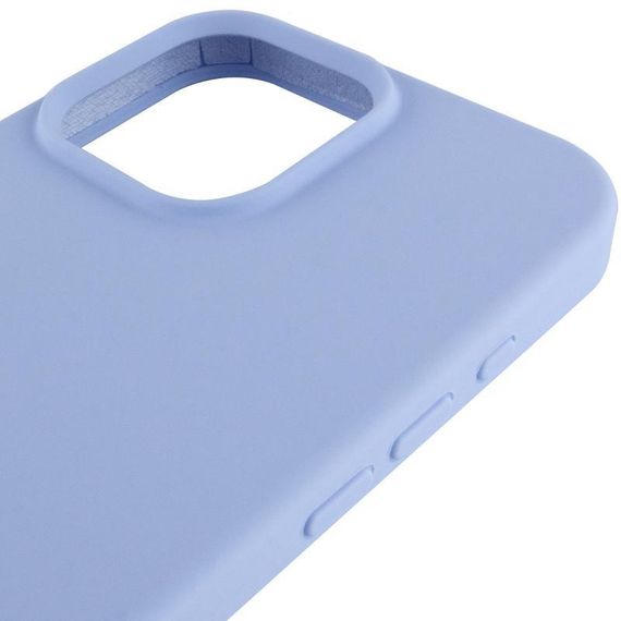 Чехол Silicone Case Full Protective (AA) для Apple iPhone 14 Pro (6.1") Голубой / Lilac Blue | Зображення 3