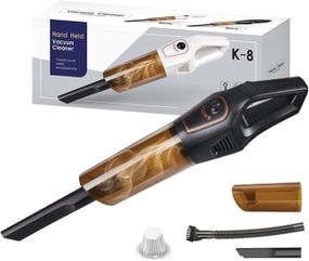 Беспроводной автомобильный пылесос 120 Вт, Портативный ручной с высокой всасывающей способностью для влажной и