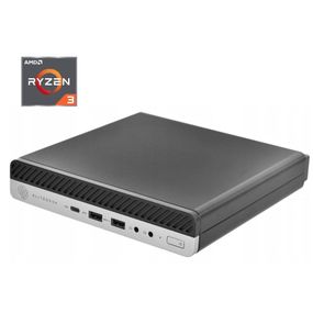 Неттоп HP EliteDesk 705 G5 Mini USFF / AMD Ryzen 3 PRO 3200GE (4 ядра по 3.3 - 3.8 GHz) / 8 GB DDR4 / 256 GB SSD / AMD Radeon Vega 8 Graphics б/у