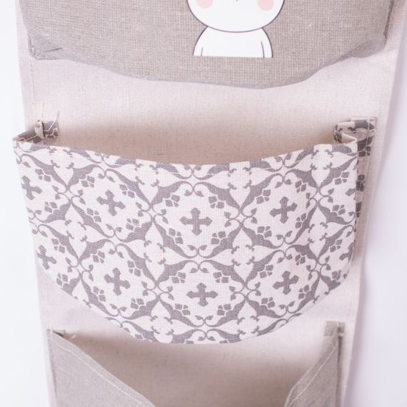 Підвісний органайзер на 5 відділень 20×58 (см)  Сірий HP-41-13G | Зображення 5