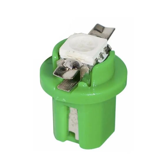 Автолампа Terra T5 B8.5D, макс.диаметр 12мм, 3528х1smd, зеленая, 12В