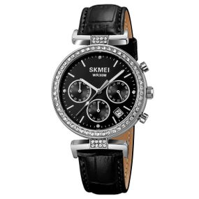 Жіночий годинник Skmei 2089SIBK Silver-Black